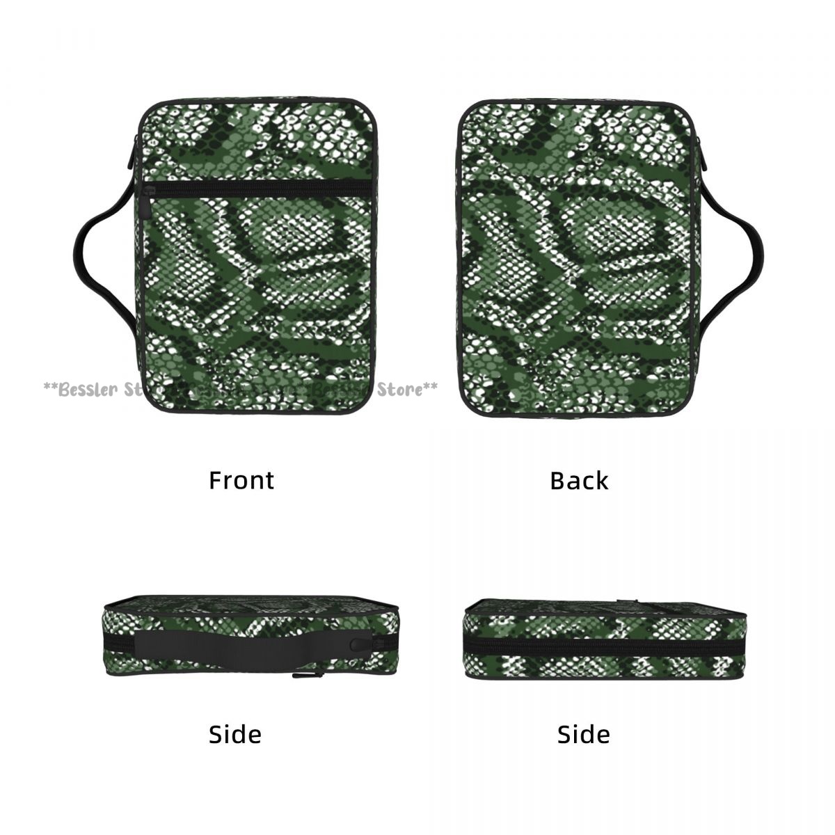 Green Snake Skin Pattern Bible - đánh giá và giá Handbags