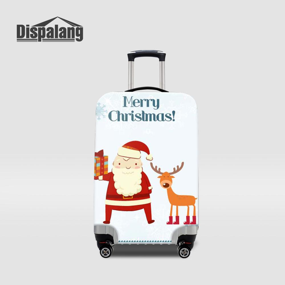 Christmas Santa Claus Luggage  - đánh giá và giá Waterproof Suitcase Cover Protector