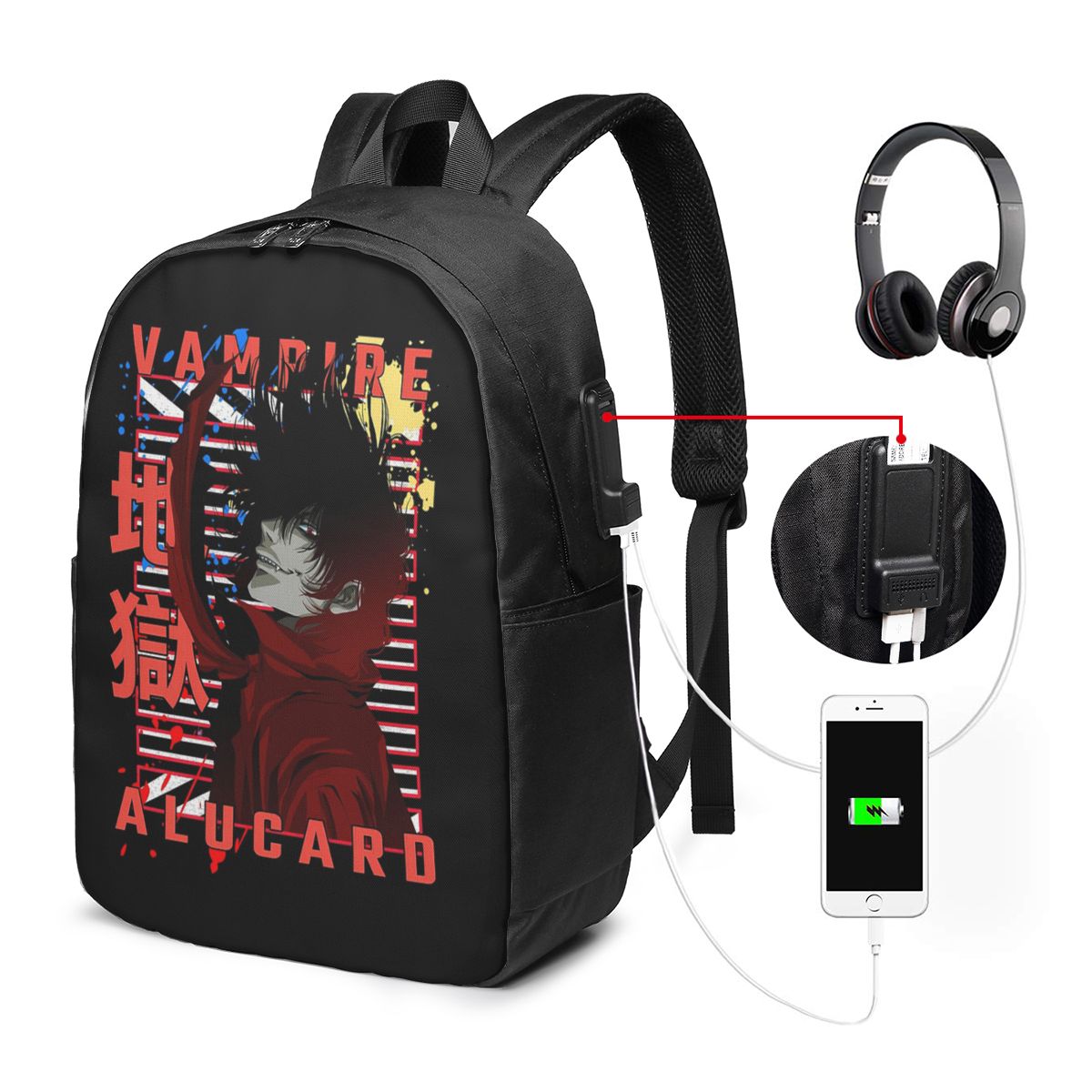 Alucard Hellsing Manga Backpac - đánh giá và giá Backpacks