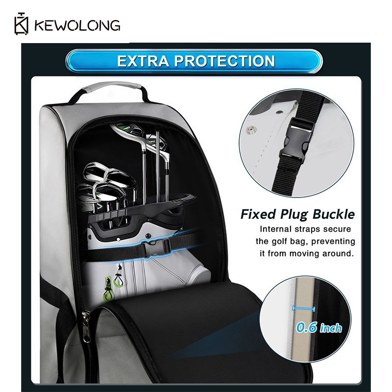 New Golf Travel Bag with Overs - đánh giá và giá Foldable Rolling Luggage Bag