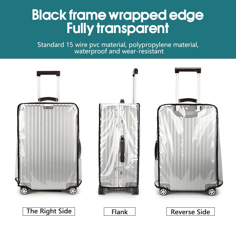 Hot Sale Travel Transparent Lu - đánh giá và giá Luggage Protective Cover Transparent